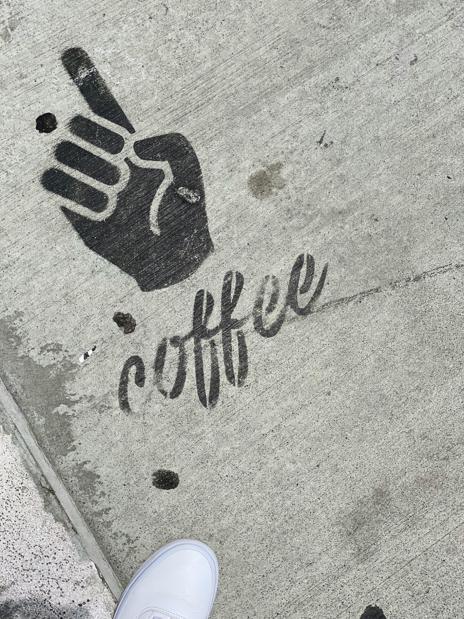 Chalk stencil application